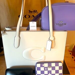 Coach Bundle! Purse, crossbody, wallet, and sunglasses. All NWT!!